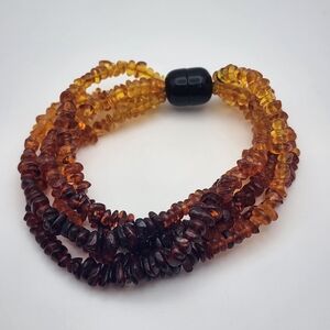 Jay King Ombre Baltic Amber Multi-Strand Bracelet (7")